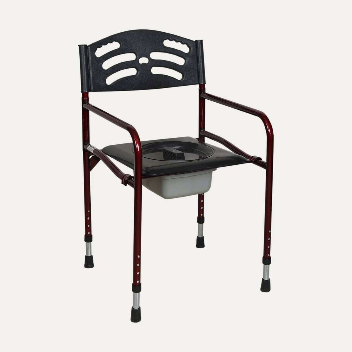 RKL3200 standard toilet chair with PVC backrest