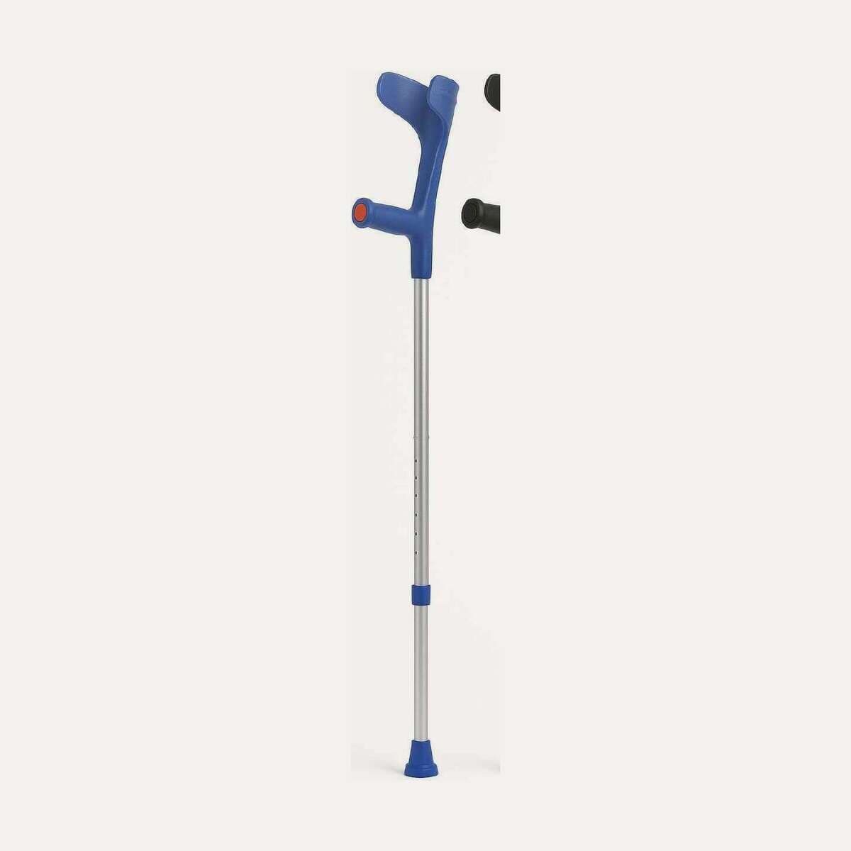 RK1101 polished aluminum forearm crutch